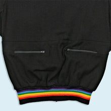 Lade das Bild in den Galerie-Viewer, Kettler Trainingsjacke/Strickjacke "Radsport" 80er/90er Made in Belgium, schwarz/blau, S/M
