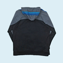 Lade das Bild in den Galerie-Viewer, Adidas Zip Hoodie 2012, schwarz/grau, L/XL
