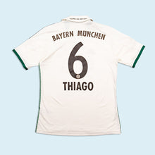 Lade das Bild in den Galerie-Viewer, Adidas Trikot "FC Bayern München Thiago Alcantara Oktoberfest" 2013, beige/weiß, XS/S
