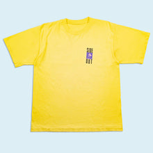 Lade das Bild in den Galerie-Viewer, Sideout T-Shirt "logo" 90er single stitch, gelb, L
