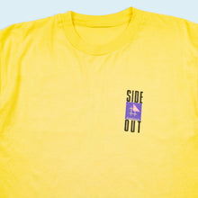 Lade das Bild in den Galerie-Viewer, Sideout T-Shirt "logo" 90er single stitch, gelb, L
