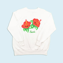 Lade das Bild in den Galerie-Viewer, Ultra Sweats Sweatshirt "Hawaii" 80er Made in the USA, weiß, M
