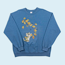 Lade das Bild in den Galerie-Viewer, Gildan Sweatshirt "Herbst", blau, L
