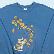 Lade das Bild in den Galerie-Viewer, Gildan Sweatshirt "Herbst", blau, L
