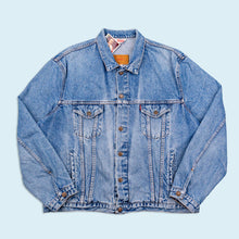 Lade das Bild in den Galerie-Viewer, Levis Jacke "Type III" 80er, blau, XL

