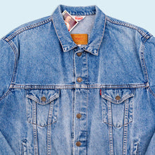 Lade das Bild in den Galerie-Viewer, Levis Jacke "Type III" 80er, blau, XL
