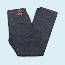 Lade das Bild in den Galerie-Viewer, Fox Denim Hose "deadstock sample" 00er, blau, 34/32
