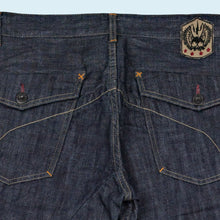 Lade das Bild in den Galerie-Viewer, Fox Denim Hose "deadstock sample" 00er, blau, 34/32
