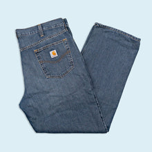 Lade das Bild in den Galerie-Viewer, Carhartt Hose "relaxed fit" Made in Mexico, blau, 40/30
