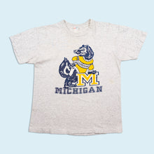 Lade das Bild in den Galerie-Viewer, 20/20 Sport T-Shirt "Michigan Wolverines" 90er Made in the USA single stitch, grau, M
