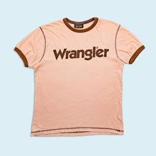 Lade das Bild in den Galerie-Viewer, Wrangler T-Shirt "ringer", beige/braun, S/M
