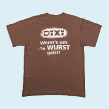 Lade das Bild in den Galerie-Viewer, Fruit of the Loom T-Shirt "DIXI" 00er, braun, M/L
