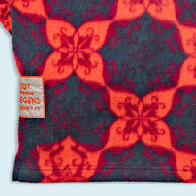 Lade das Bild in den Galerie-Viewer, S.Oliver Fleecesweater "crazy pattern" 90er, rot, M/L breit
