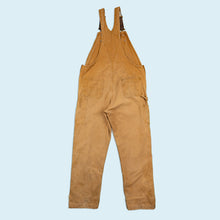 Lade das Bild in den Galerie-Viewer, Carhartt Latzhose "double knee carpenter" Made in Nicaragua, braun, 38/30
