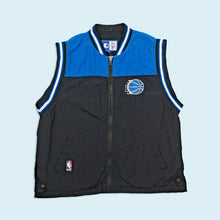 Lade das Bild in den Galerie-Viewer, Starter Weste "Orlando Magic" 90er Made in Korea, schwarz/blau, XL
