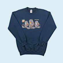 Lade das Bild in den Galerie-Viewer, Gildan heavy blend Sweatshirt "Arizona" 00er Made in Mexico, blau, S
