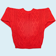 Lade das Bild in den Galerie-Viewer, Strickpullover - fisherman knit - 90er, rot, M/L
