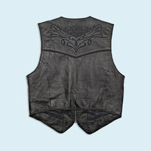 Lade das Bild in den Galerie-Viewer, Harley Davidson Weste - echtes Leder - 00er, schwarz, M/L Damen
