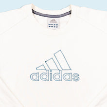 Lade das Bild in den Galerie-Viewer, Adidas Sweatshirt - logo - 2005, weiß, S/M
