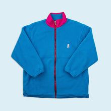 Lade das Bild in den Galerie-Viewer, Latok Fleece Jacke 90er Made in Ireland, blau, M/L Damen
