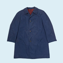 Lade das Bild in den Galerie-Viewer, Trenchcoat Mantel - Terlenka - 70er, blau, L
