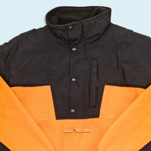 Lade das Bild in den Galerie-Viewer, Great Escapes Quarter Zip Fleece - Polartec - 90er/00er, orange, L
