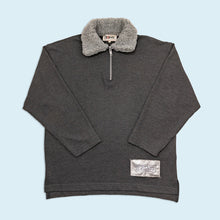 Lade das Bild in den Galerie-Viewer, Bronx Streetwear Quarter Zip dünn 90er, grau, XL
