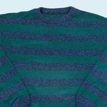 Lade das Bild in den Galerie-Viewer, Strickpullover 80er Made in West Germany, blau, M/L
