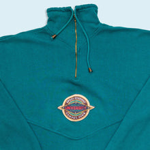 Lade das Bild in den Galerie-Viewer, Quarter Zip - Patch - 90er, blau, L
