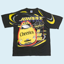 Lade das Bild in den Galerie-Viewer, Tultex T-Shirt - Johnny Benson Nascar Cheerios - 1999 Made in Mexico, schwarz, XXL
