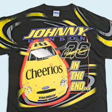 Lade das Bild in den Galerie-Viewer, Tultex T-Shirt - Johnny Benson Nascar Cheerios - 1999 Made in Mexico, schwarz, XXL
