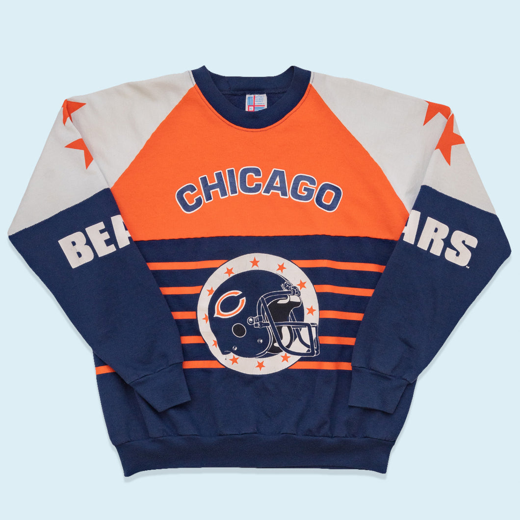 Garan inc. Sweatshirt Chicago Bears 90er Made in the USA, blau, M/L