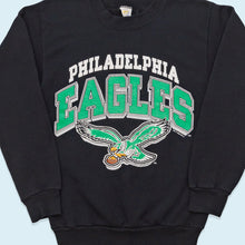 Lade das Bild in den Galerie-Viewer, Competitor Sweatshirt Philadelphia Eagles 1990, schwarz, S/M
