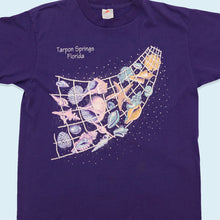 Lade das Bild in den Galerie-Viewer, Sunshine Apparel T-Shirt Tarpon Springs 90er Made in the USA Single Stitch, lila, L

