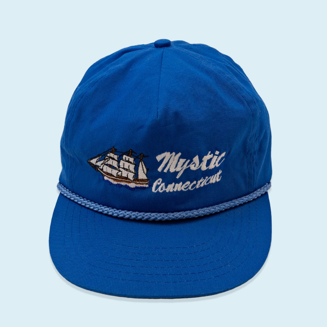 J Hats Mütze Mystic Connecticut 80er, blau, Einheitsgröße