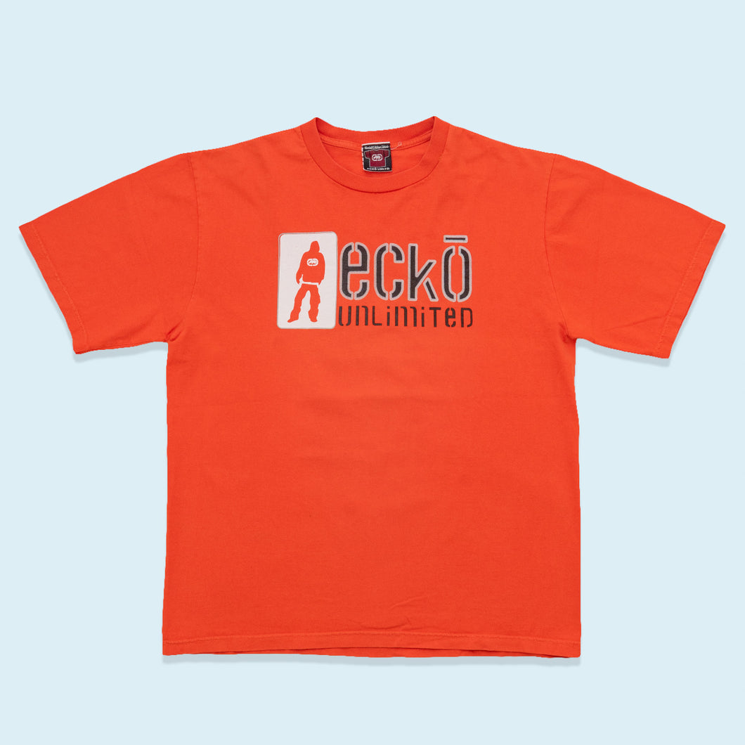 Ecko unltd. T-Shirt Y2K, orange, L/XL