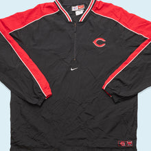 Lade das Bild in den Galerie-Viewer, Nike Team Quarter Zip Trainingsjacke Cincinnati Reds 00er dünn, schwarz, XL/XXL
