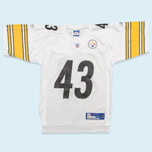 Lade das Bild in den Galerie-Viewer, Reebok NFL Trikot Pittsburgh Steelers &quot;Troy Polamalu 43&quot;, weiß, M/L
