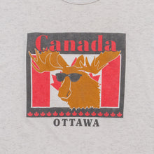 Lade das Bild in den Galerie-Viewer, T-Shirt Canada Ottawa 90er Single Stitch, grau, XL
