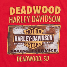 Lade das Bild in den Galerie-Viewer, Harley Davidson T-Shirt Sturgis Blackhills Rally 2015, rot, M schmal
