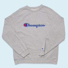 Lade das Bild in den Galerie-Viewer, Champion Sweatshirt Logo, grau, XL
