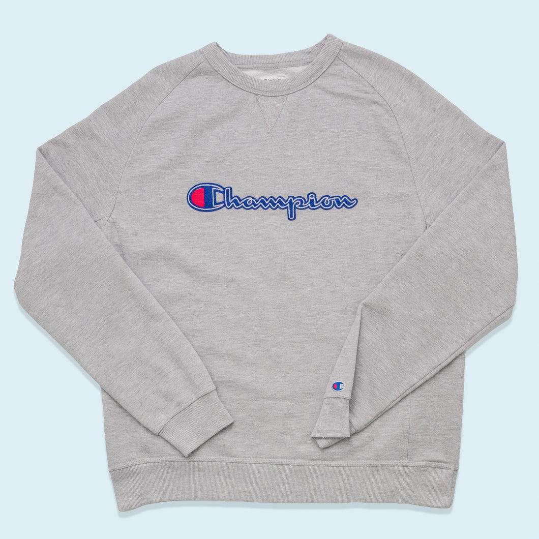 Champion Sweatshirt Logo, grau, XL