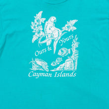 Lade das Bild in den Galerie-Viewer, T-Shirt Cayman Islands 90er Single Stitch, blau, XL
