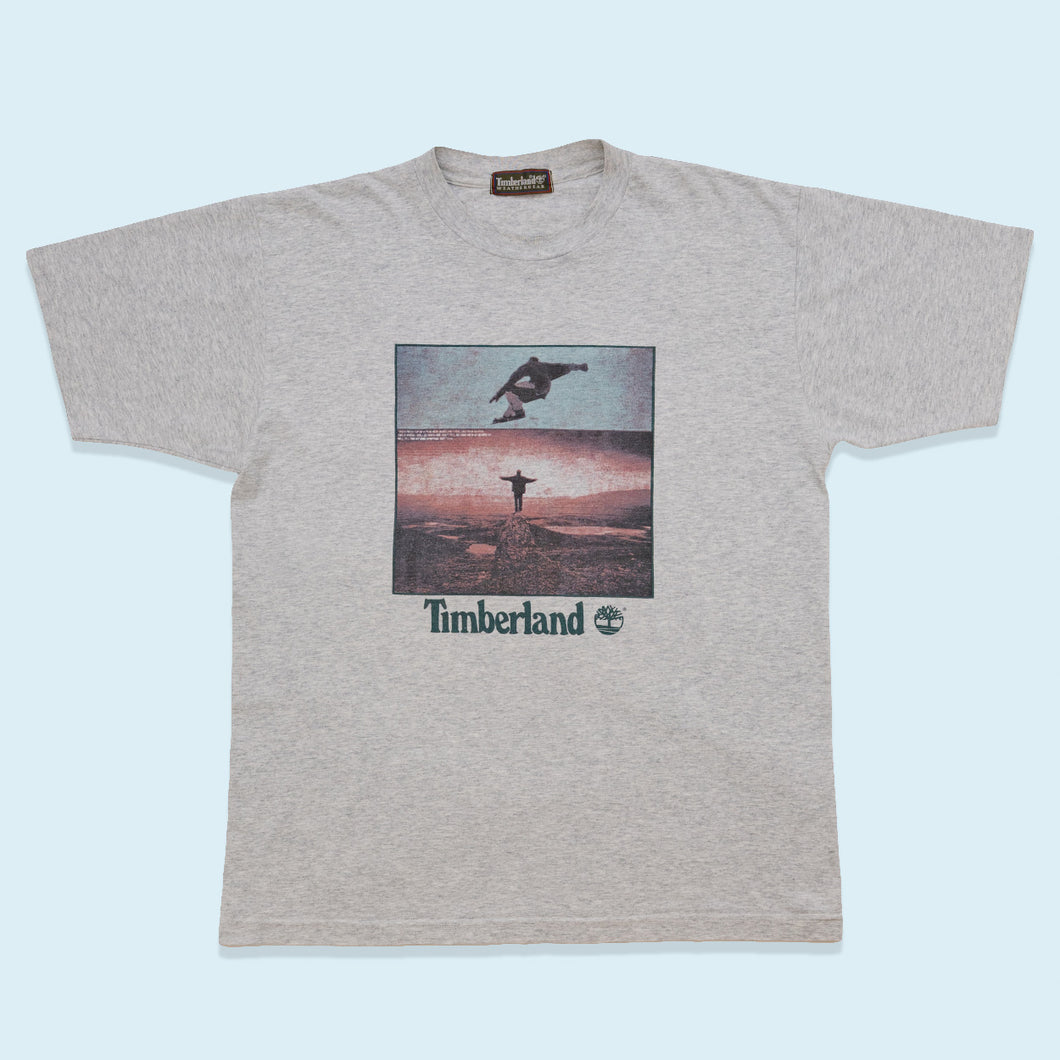 Timberland T-Shirt Grafik 00er, grau, XL