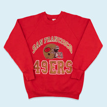 Lade das Bild in den Galerie-Viewer, Fruit of the Loom Sweatshirt San Francisco 49ers 90er Made in the USA, rot, M

