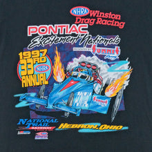 Lade das Bild in den Galerie-Viewer, Jerzees T-Shirt &quot;Winston Drag Racing&quot; Hebron Ohio 1997, schwarz, L/XL
