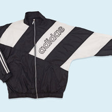 Lade das Bild in den Galerie-Viewer, Adidas Trainingsjacke 90er, schwarz/weiß, L/XL
