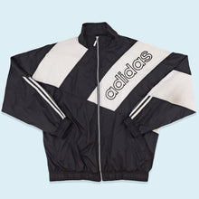 Lade das Bild in den Galerie-Viewer, Adidas Trainingsjacke 90er, schwarz/weiß, L/XL

