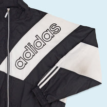 Lade das Bild in den Galerie-Viewer, Adidas Trainingsjacke 90er, schwarz/weiß, L/XL
