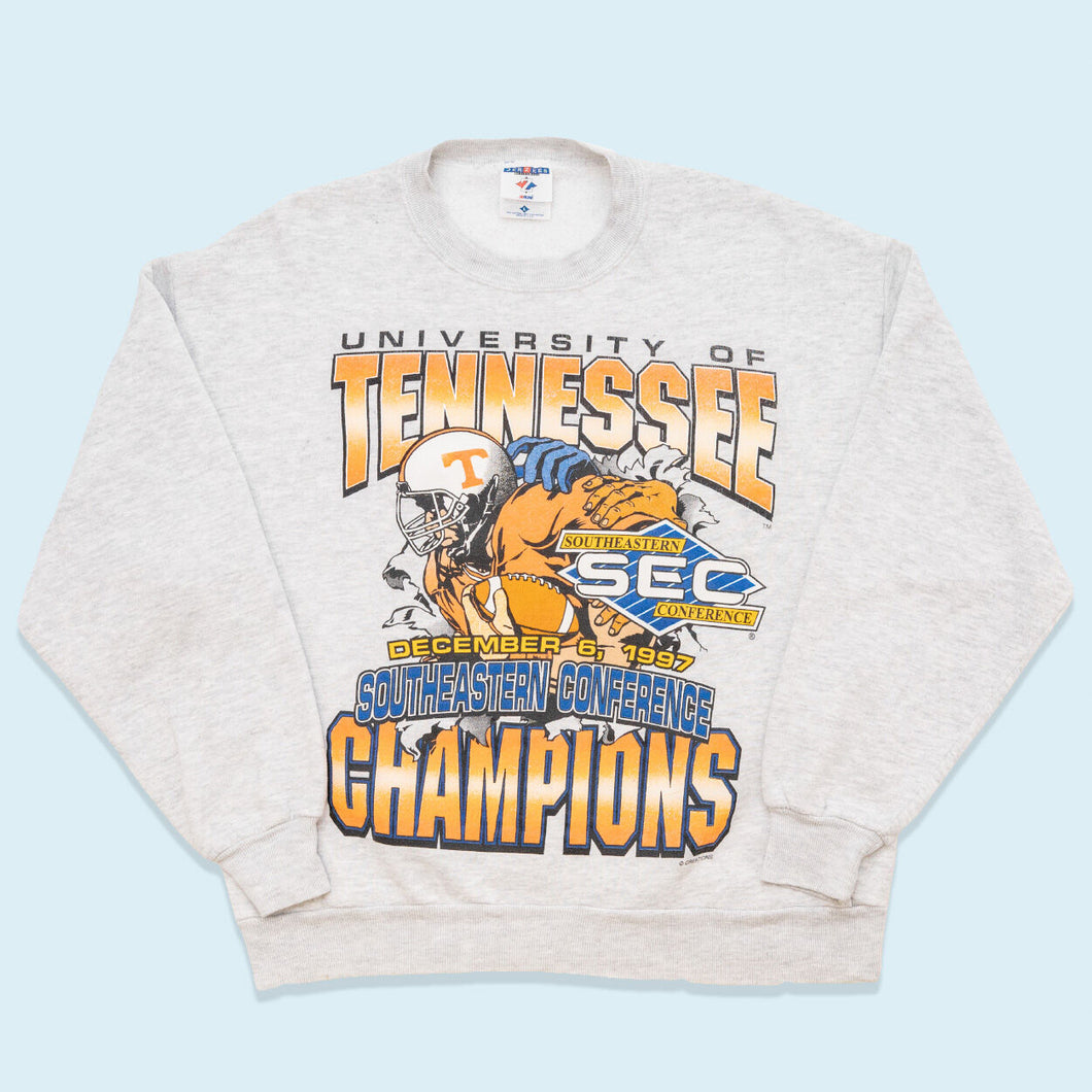 Jerzees Sweatshirt Tennessee Volunteers 1997 Champions Made in the USA, grau, M/L